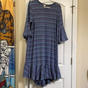 Lularoe Maurine striped dress